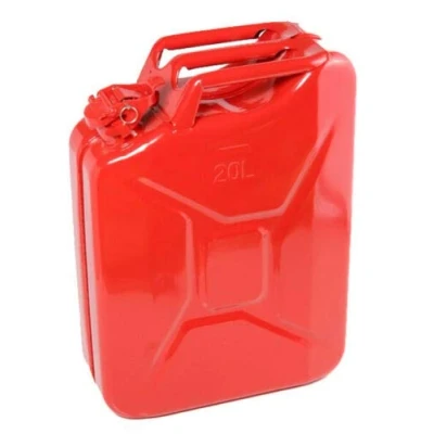 Image of Opticare 20 Litre Red Metal Jerry Can (UN Approved, GS/TUV Certification)