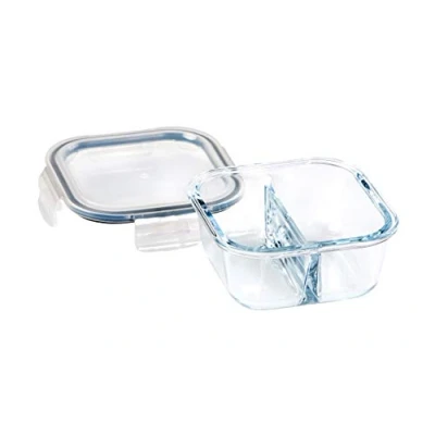Image of Wiltshire 500ml Glass Storage Container (2 dividers)