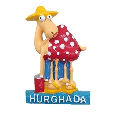 Image of 3D Hurghada Red Sea Egypt Fridge Magnet Souvenir Gift Collection Home &amp; kitchen Decoration Magnetic Sticker Refrigerator