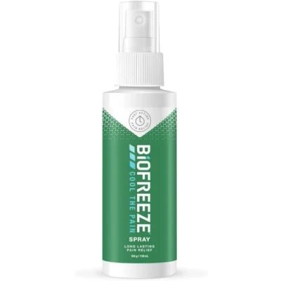 Image of Biofreeze Pain Relief Spray, 118ml, Cooling Muscle Joint Relief, Back Pain, Cold Therapy, Fast Acting, Long Lasting Freeze Sprays, and Fever