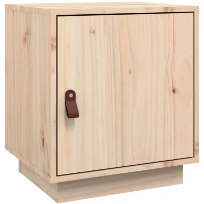 Image of vidaXL Bedside Cabinet 40x34x45 cm Solid Wood Pine