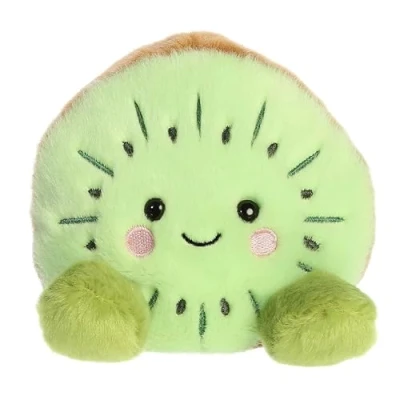 Image of AURORA Adorable Palm Pals Kimber Kiwi Stuffed Animal Pocket Sized Play Collectable Fun Green 5 Inches