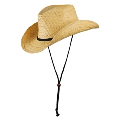 Image of Scippis Straw Hat &#039;Cattleman&#039; Brown L