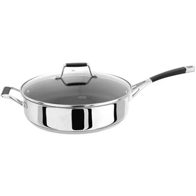 Image of Stellar 5000 Induction Flow 28cm Non Stick Saute Pan With Helper Handle