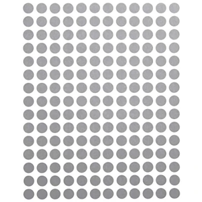 Image of Royal Green Dot Stickers Labels 8mm Circle Sticker Label in Grey 2520 Pack