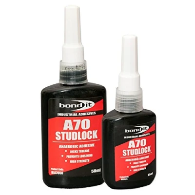 Image of Bond It A70 Studlock 50ml Green High strength anaerobic studlocker locks coarse threads &amp; prevents losening seals out moisture corrosion