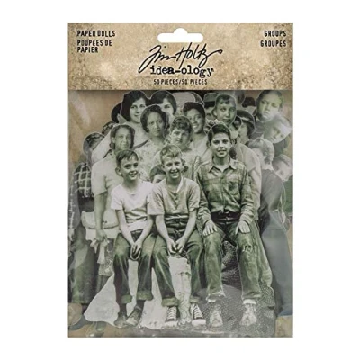 Image of Tim Holtz Idea Ology, Paper Dolls Groups, 941372