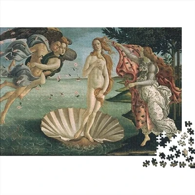 Image of Sandro Botticelli Puzzle Toy The Birth of Venus Jigsaw Puzzles 1000 Pieces Poster Oil Painting Wooden Decompression And Entertainment 1000pcs, ART