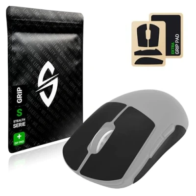 Image of SensoryBoost Grip tape / sticker set for Logitech G PRO X Superlight gaming mouse, anti slip, self adhesive, pre cut, sweat absorbent, upgrade kit