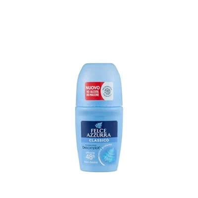 Image of Felce Azzurra Classico roll on deodorant 50 ml 48h formula Idra Talc