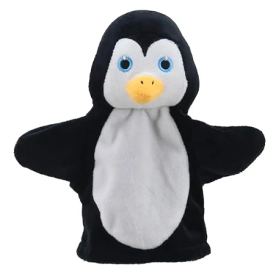Image of The Puppet Company My First Christmas Penguin Hand Suitable From Birth PC003827