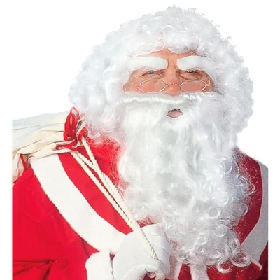 Image of Luxury Santa Claus /Beard Boxed Wig for Hair Accessory Fancy Dress
