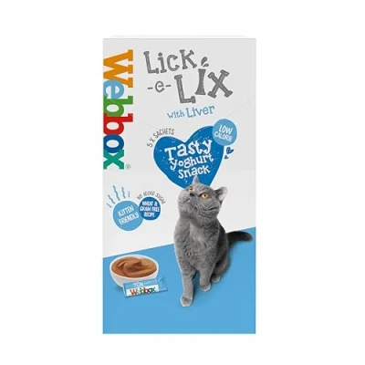 Image of Webbox Lick e Lix Liver Cat Treats, 5 x 10g