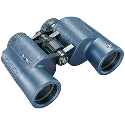 Image of Bushnell H2O 2 8x42 Dark Blue Porro Fully Multicoated Waterproof/Fogproof Twist Up Eyecups Watersport Boating