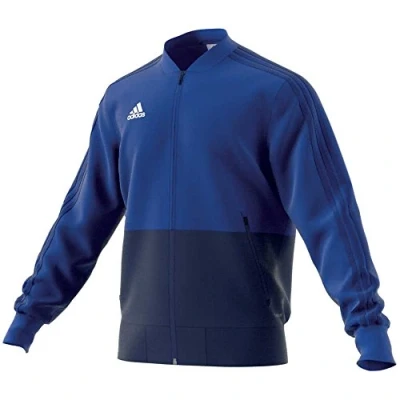 Image of Adidas Men Condivo 18 Presentation Jacket Bold Blue/Dark Blue/White, Small