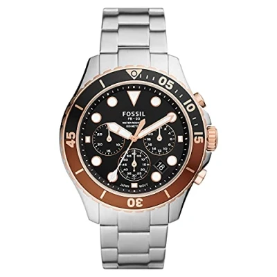 Image of Fossil Men Chronograph Quartz Watch with Stainless Steel Strap FS5768
