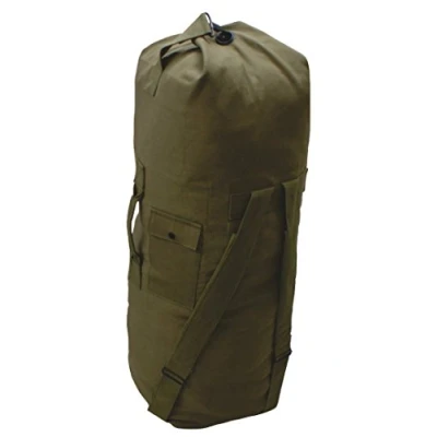 Image of New US Army Style Kit Duffle Shoulder Bag (Olive)