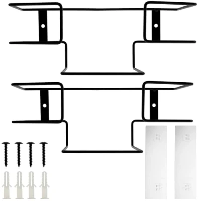 Image of 2PCS Iron Glove Holder,Wall Mounted Box Holder,Glove Rack,Space Saving Dispenser,Multifunctional Rack,Practical Organizer for Garage Lab Home Office Kitchen