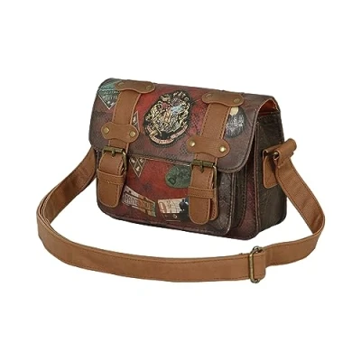 Image of Harry Potter Railway Satchel Shoulder Bag, Brown