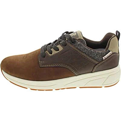 Image of Rieker 07005 00 Mens Black Lace Up Trainers (Brown, UK Footwear Size System, Adult, Men, Numeric, Medium, 9)