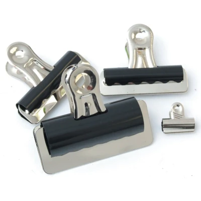 Image of Q Connect Post Clip 32mm 10mm Clamping Volume Black (Pack of 10)