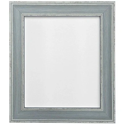 Image of FRAMES BY POST Scandi Vintage Distressed Blue Picture Photo Frame 6 x 4 inch