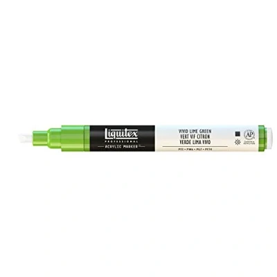 Image of Liquitex 2 4 mm Fine Nib Paint Marker Vivid Lime Green
