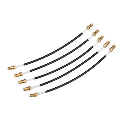 Image of Alomejor 5Pcs Violin Tailgut Nylon Tail Gut Tailcord with Brass Screw Connector for 3/4 4/4