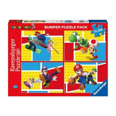 Image of Ravensburger 05195 3 135365 Super Mario Brothers, multi coloured