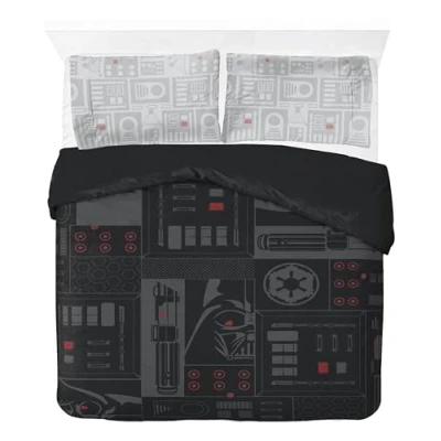 Image of Jay Franco Star Wars Darth Vader 100% Cotton Double Duvet Cover Set Includes 50 x 70cm Pillowcases