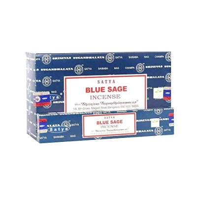 Image of Satya Incense Blue Sage Premium Sticks 15g