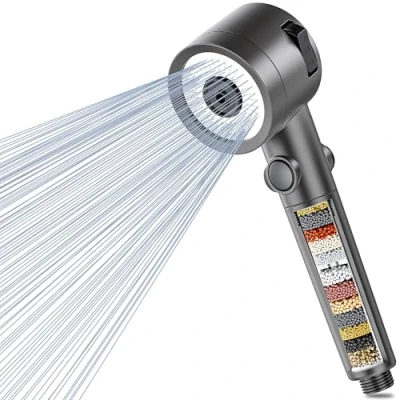 Image of Magichome Filter Shower Head with 20 Layer Filtration, 3 Modes Water Saving High Pressure Hard for Residual Chlorine Remove