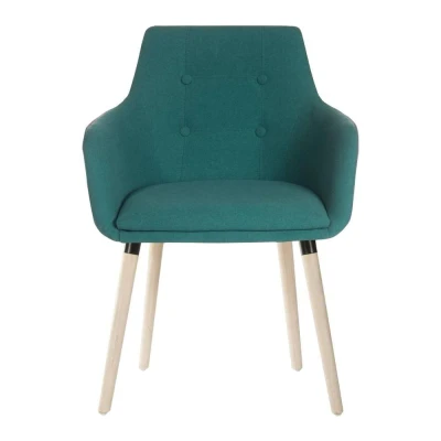 Image of TEKNIK 4 Legged Fabric Reception Chair Jade