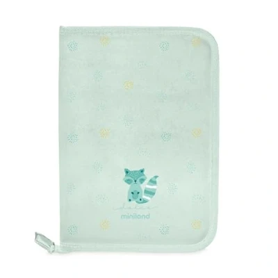 Image of Miniland Carebook Mint. Ideal Document Holder for documentation and Baby Health Card.