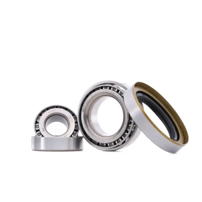 Image of 893373M91, 895322M91 Wheel Bearing kit FEBI BILSTEIN 05581 Front Axle Left, Right with shaft seal 59mm Tapered Roller