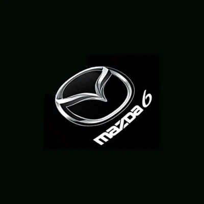 Image of JNIGEL Door Lights for Mazda 6, Car Logo Projector, Led Welcome Lamp, Projector Ghost Shadow Puddle Accessories,2PCS
