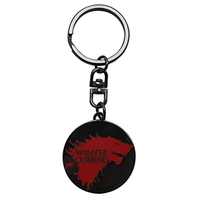Image of ABYstyle GAME OF THRONES Keyring &quot;Winter is coming&quot;