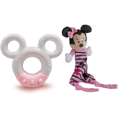 Image of Clementoni Disney Baby Minnie Sound &amp; Color Lamp Night Light, White Sounds and Music, 0 Months+, 17396
