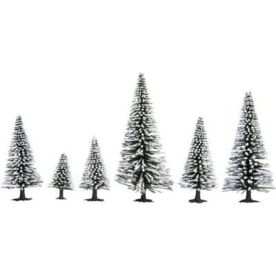 Image of Noch 26828 5 14 cm Model Snow Fir Trees (25 Piece)