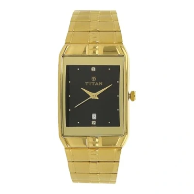 Image of Titan Men&#039;s Karishma Analog Black Dial Watch
