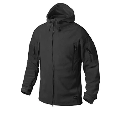 Image of Helikon Tex PATRIOT JACKET DOUBLE FLEECE BLACK S/Regular