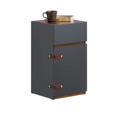 Image of Bedside Table Nightstand Sofa Side Table,FBT146 DG Sobuy