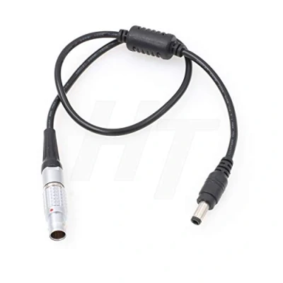 Image of HangTon 6 pin to DC 2.5mm Power Cable for DJI RONIN 2 14.4V Blackmagic Cinema Camera and Video Assist Monitor