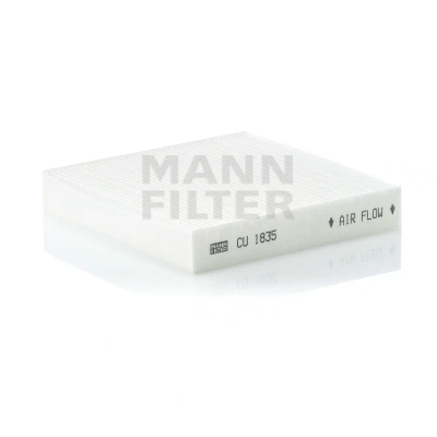 Image of 08R79SAA600B, 15400PLMA02, 80291SAA505HE, 80291SAA506HE, 80291SAAE01 Pollen Filter MANN CU 1835 Particulate 179mm 184mm 30mm