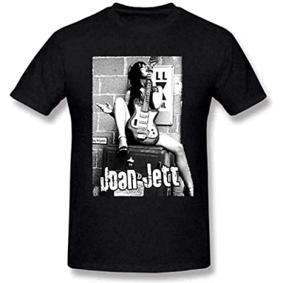 Image of Joan Jett and The Blackhearts Rock Music Men&#039;s T Shirt Best Gift Hot Black L