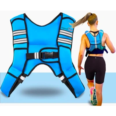 Image of Weighted Vest 3.6 kg, Removable Iron Weights for Men and Women, Workout Calisthenics Fitness Sports Training