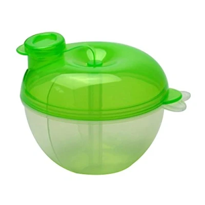 Image of Gemini_mall® Baby Food Storage Container Box Feeding Milk Powder Dispenser (Green)