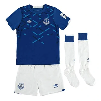 Image of Umbro Everton Kids Football Kit 2019 20 (6 7 years)