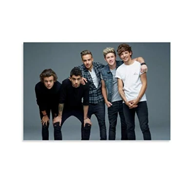Image of RUIQIU One Direction Posters 1D Canvas Art Poster and Wall Picture Print Modern Family bedroom Decor 16x24inch(40x60cm)