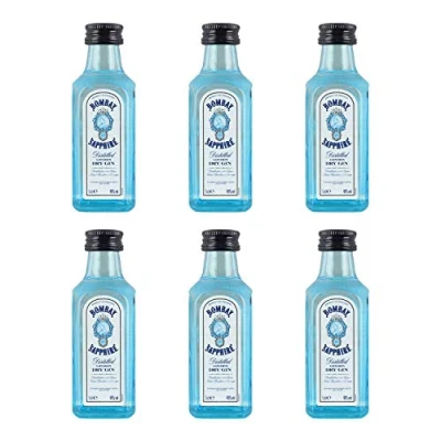 Image of Bombay Sapphire Gin 5cl x 6 Bottles 40% ABV
